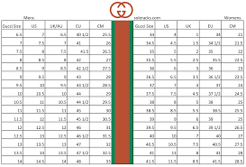 Gucci Shoes Size Chart Conversion Soleracks