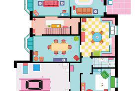 The Simpsons Tv Show House Floor Plan