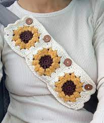Sunflower Seat Belt Cover