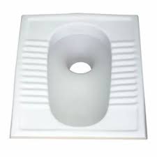 Osis White Ceramic Indian Toilet Seat