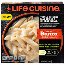 cheese bowl with banza pea pasta