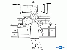 Color in this picture of a chef and others with our library of online coloring pages. Chef Colouring Pages Job Coloring Home