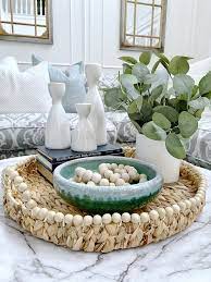 style coffee table decor for spring