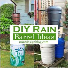 15 Diy Rain Barrel Ideas For Collecting