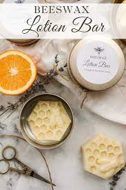 diy recipe for lotion bars with beeswax