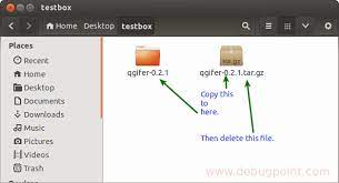 source files tar gz tar bz2 in ubuntu