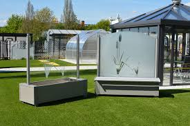 Integrierte, atmungsaktive mund stilvoll durch wind und wetter: Mobiler Windschutz Garten Heinemann