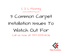 3 common carpet installation issues to