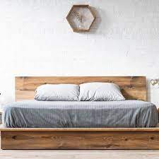 Low Pro Bed Rustic Modern Low Profile