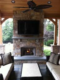 Patio And Deck Fireplace Designs