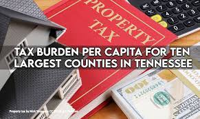 tax burden per capita for ten largest