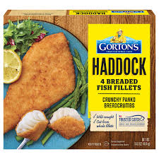 breaded haddock fish fillets
