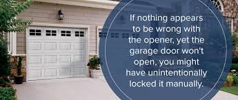 your garage door won t open