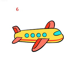 airplane drawing how to draw a plane