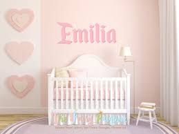 Fairy Tale Wooden Wall Letters Pink