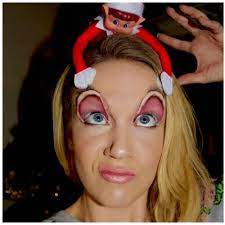 this elf on the shelf makeup look is so