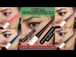 myglamm lit glossy liquid eyeliner