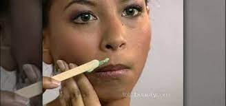 wax your own upper lip hair removal