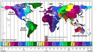 Worldwide Time Zone Map Keep On Hand For Future Travels In