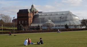 Photographs of the People's Palace in Glasgow Green including the Winter  Gardens and Doulton Fountain