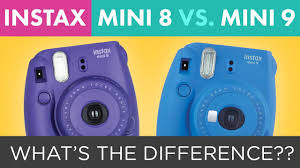Fuji Instax Mini 9 Vs Fuji Instax Mini 8 Instant Film Camera Comparison