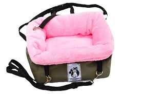 Doggy Car Seat With Fleece Padding
