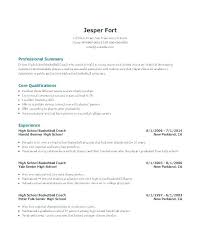 Example Coaching Cover Letter Resume Head Football Coach Basketball