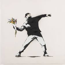 His happenings hit the headlines, the prices of his work can reach in excess one million pounds, and some people go so far as to steal. Banksy Loses Trademark Battle Over His Famous Flower Thrower Image The Art Newspaper