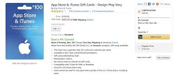 Check spelling or type a new query. 9to5toys On Twitter Lightning Deal Grab A 100 Itunes Gift Card For 80 Via Amazon Https T Co 60khjrhbui