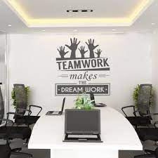 Dream Work Teamwork Office Wall Art
