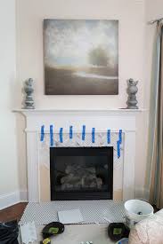 Tile Over A Marble Fireplace Surround