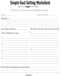 4 Free Smart Goal Setting Worksheets And Templates