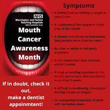 mouth cancer awareness my story