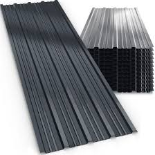Corrugated Roof Sheets 12pcs Anthracite