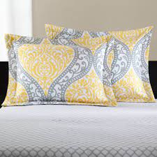 Mainstays Yellow Damask 8 Piece Bed In