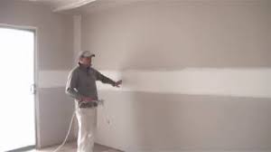 painting walls ceilings using an