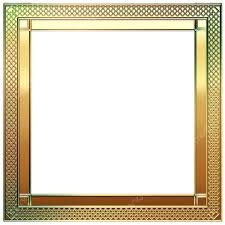 square photo frame golden ic