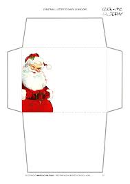 Free Printable Vintage Santa Face Envelope 57