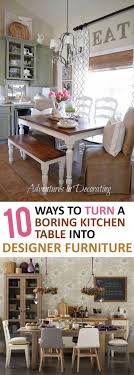 10 Ways To Turn A Boring Kitchen Table