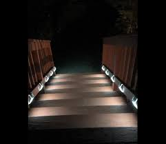 8 Led Solar Stair Step Lights Super Bright Free Shipping