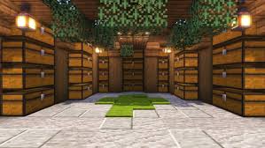 Minecraft Storage Area Design Ideas