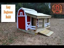 How To Build A Barn Style Doghouse