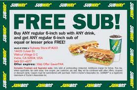 Subway Coupons Ontario Clearance, 53 ...