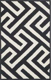 black and white greek key rugs at rug