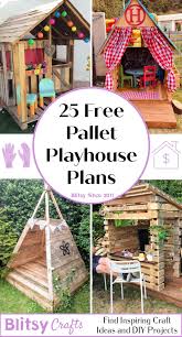diy pallet playhouse plans and ideas
