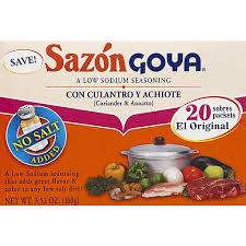 sazon goya seasoning low sodium