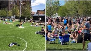 Trinity bellwoods park is a popular location for many downtown residents and the painted physical distancing circles will help keep people safe while using the park, reads a release from the. Trinity Bellwoods Park Is Getting Social Distancing Circles This Week Narcity
