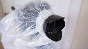 This involves using a plastic shopping bag or freezer bag, cutting a hole through it for your lens and placing it over your camera. Protect Your Camera From Rain And Snow For Less Than 1 Cnet