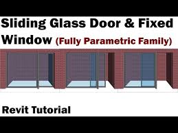 revit tutorial sliding gl door