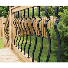 Use the longest pieces available, with a continuous length for each side of the deck, if possible. Veranda 15 Pc Aluminum Baluster Kit With 32 In Baroque Balusters End Caps And Brackets Fo The Home Depot Canada